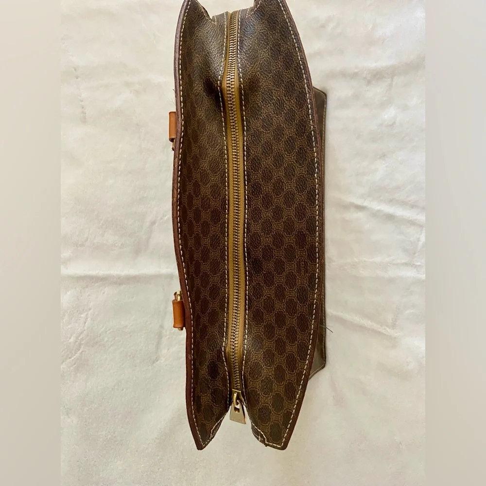 Celine Vintage Macadam Top Handle Handbag - Picture 5 of 16